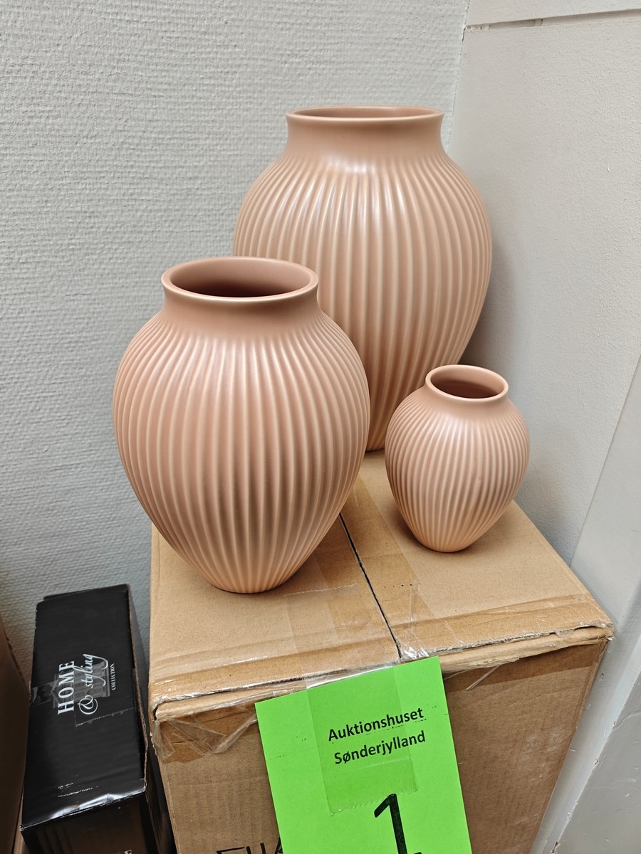 Knabstrup Keramik 3 vaser