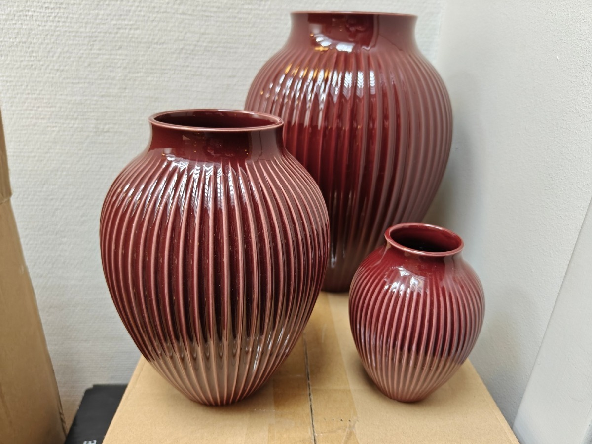 Knabstrup Keramik 3 vaser