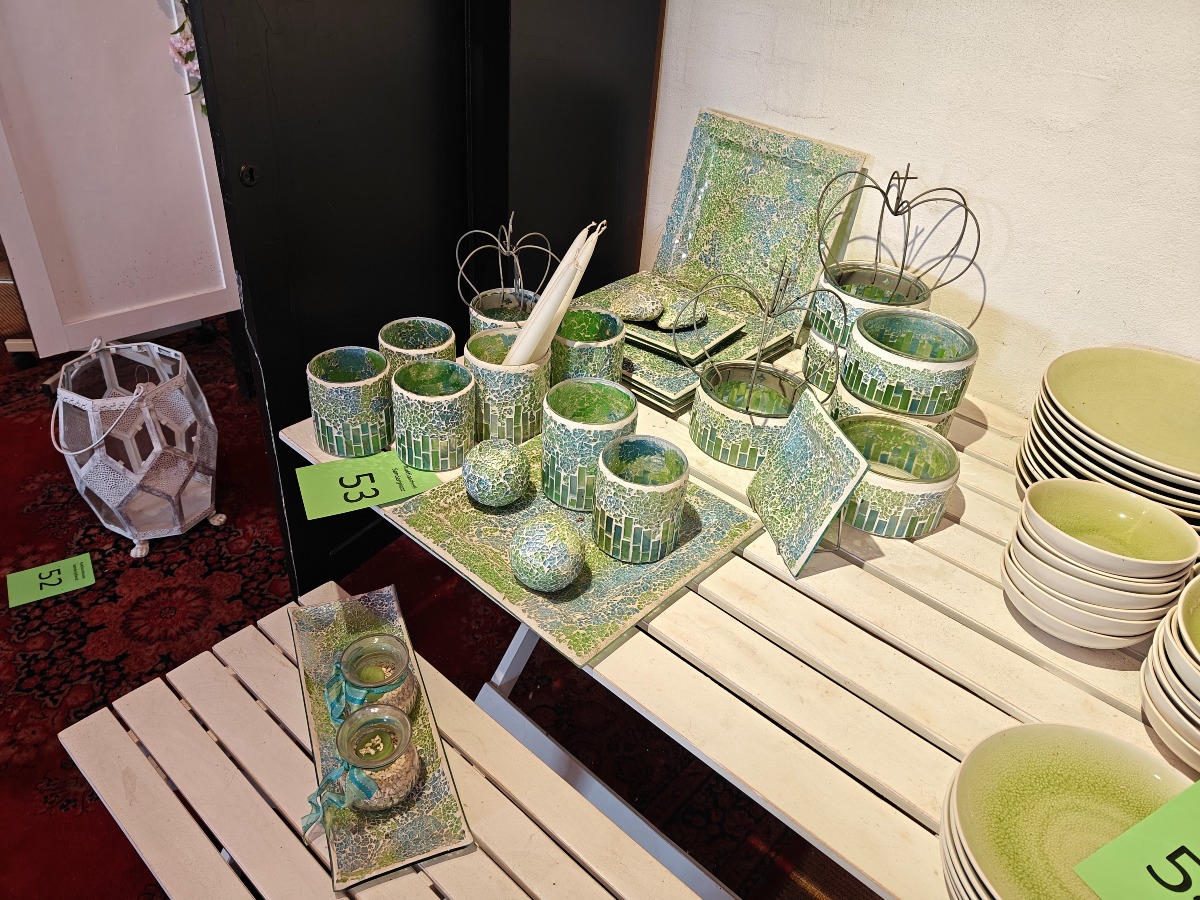 Genstande med glasmosaik