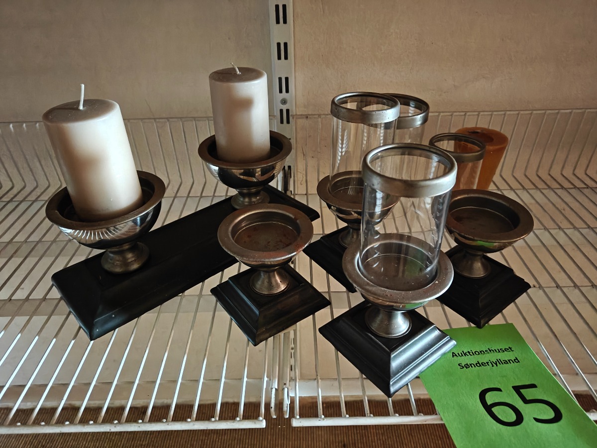 Forskellige stager til bloklys