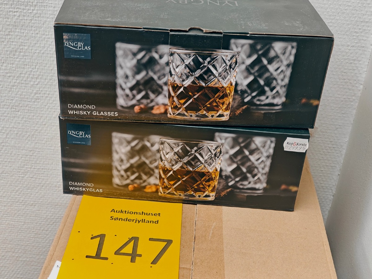 Lyngby Glas 12 Diamond Whiskyglas