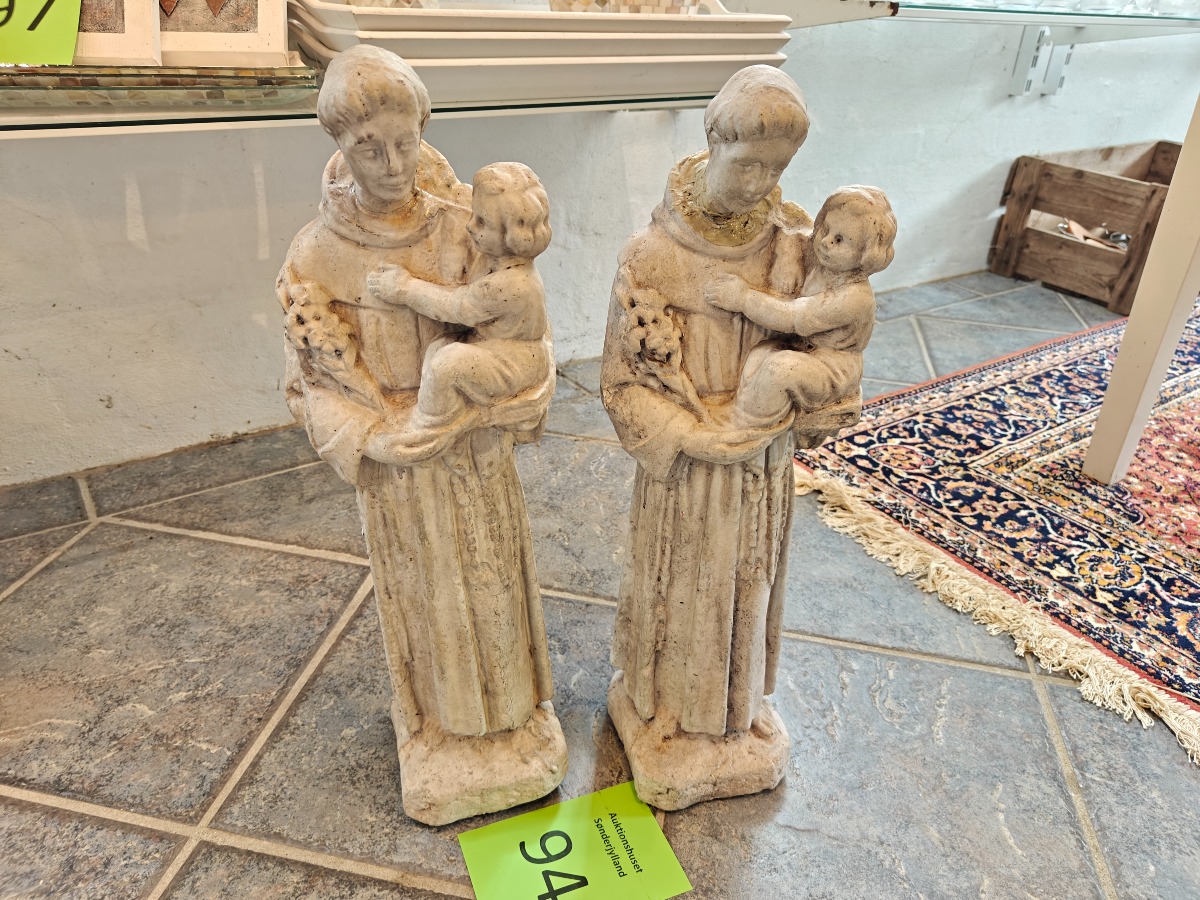 Sankt Antonius fra Padova, der holder Jesusbarnet