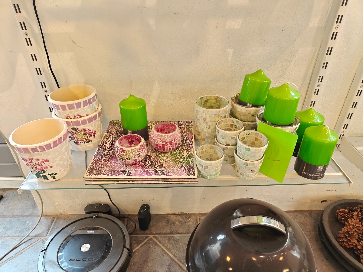 Deko-genstande med glasmosaik