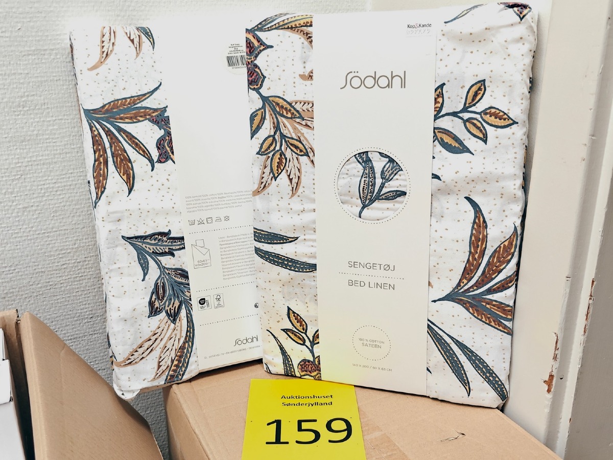 Södahl 2 sengesæt 140 x 200 cm. (2)