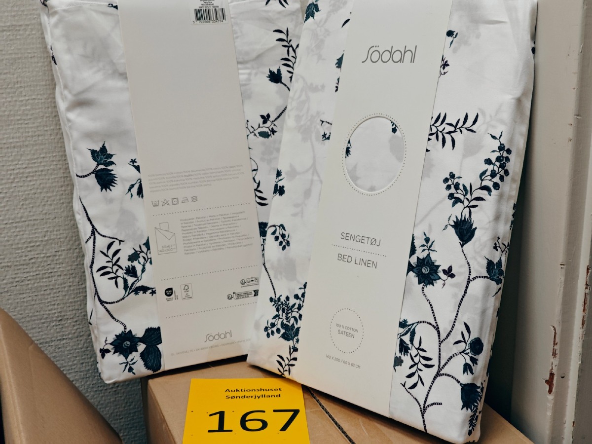 Södahl 2 sengesæt 140 x 200 cm.  (2)