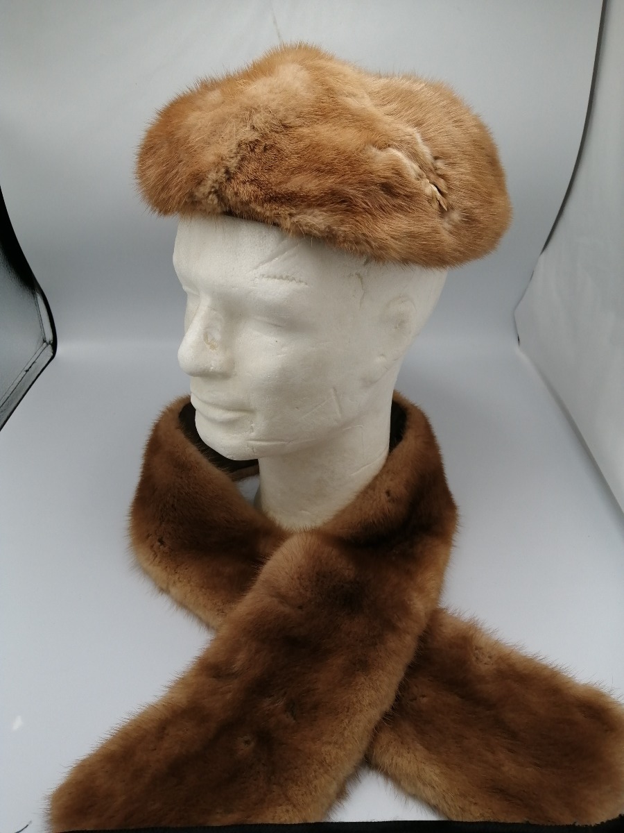 Mink hat & mink pelskrave