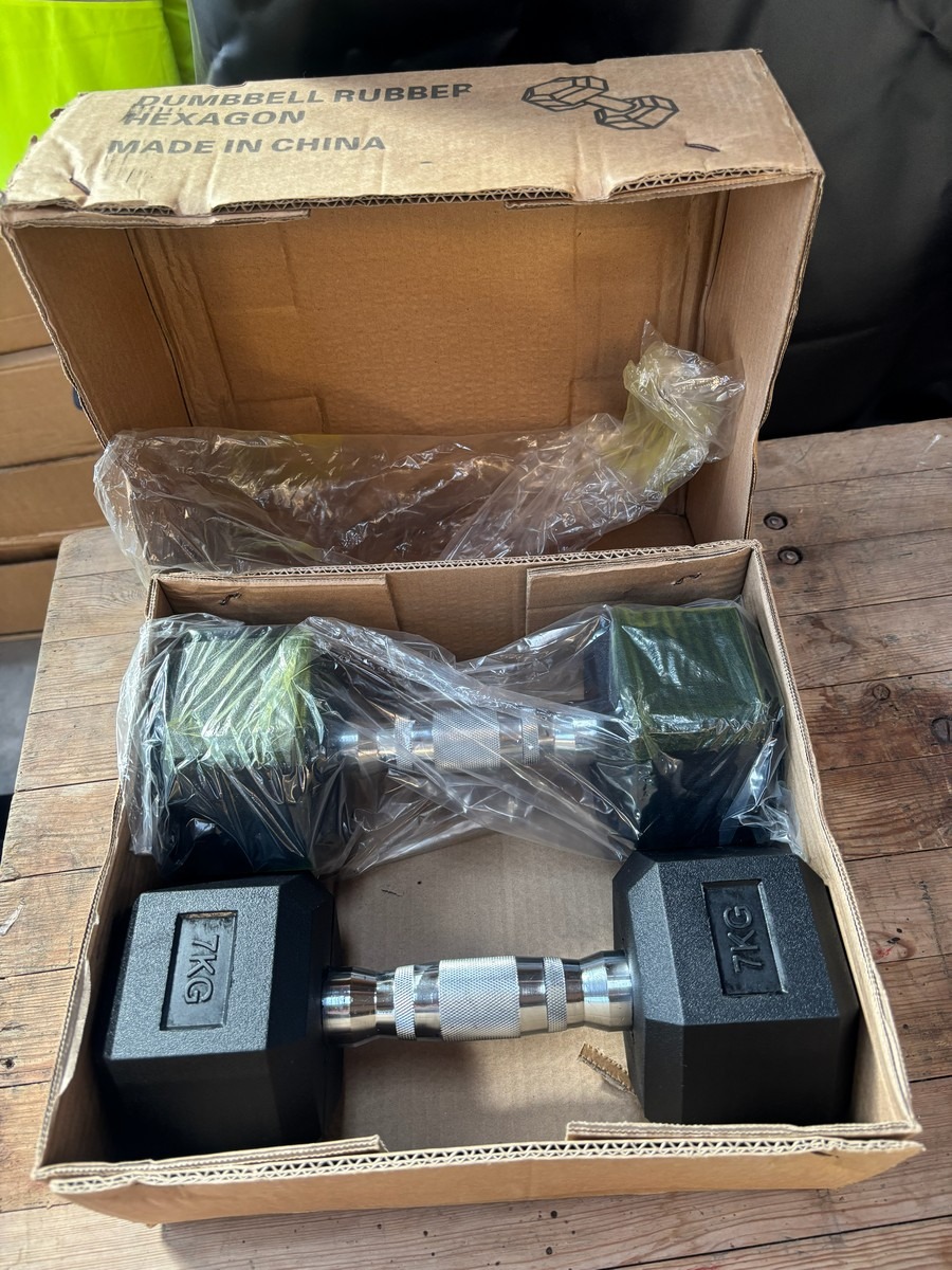 2 stk. 7kg håndvægte (Ubrugt)