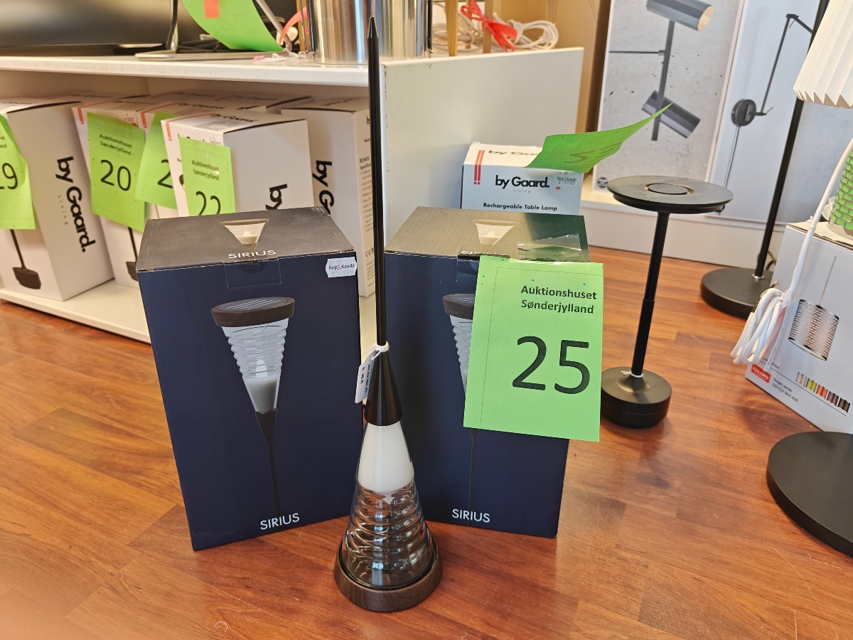 Sirius, Aston solcellelamper