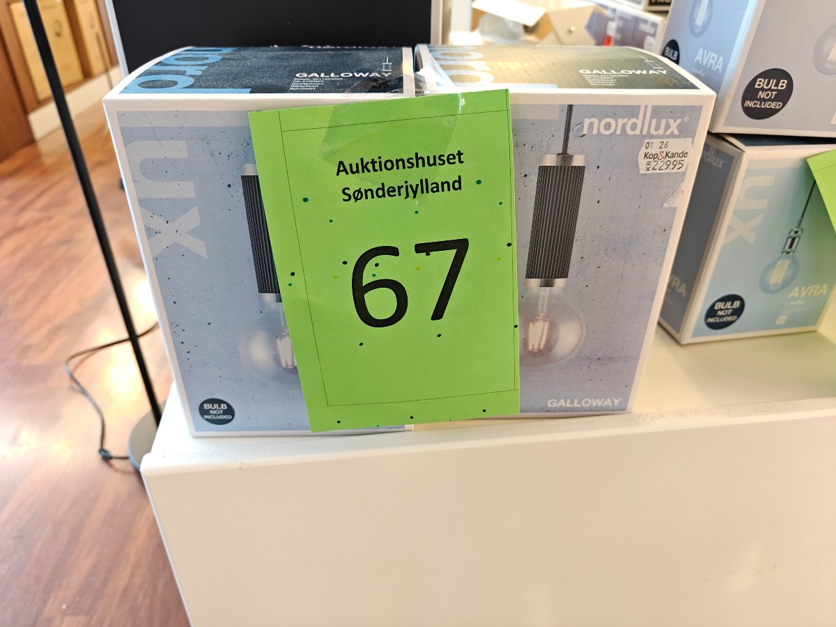 2 stk. Nordlux Galloway pendler