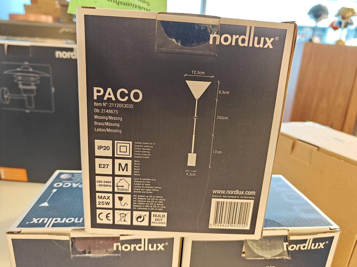 3 stk. Nordlux Paco pendler