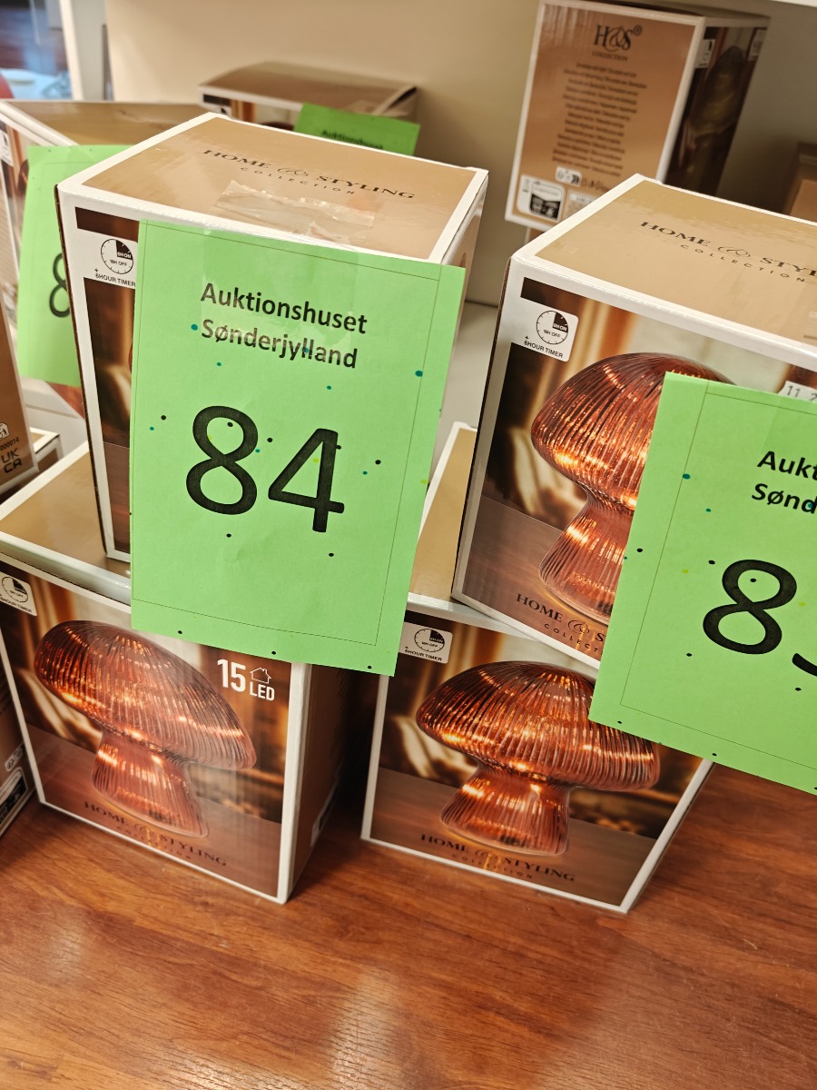 2 stk. Home Styling Collection svampelampe