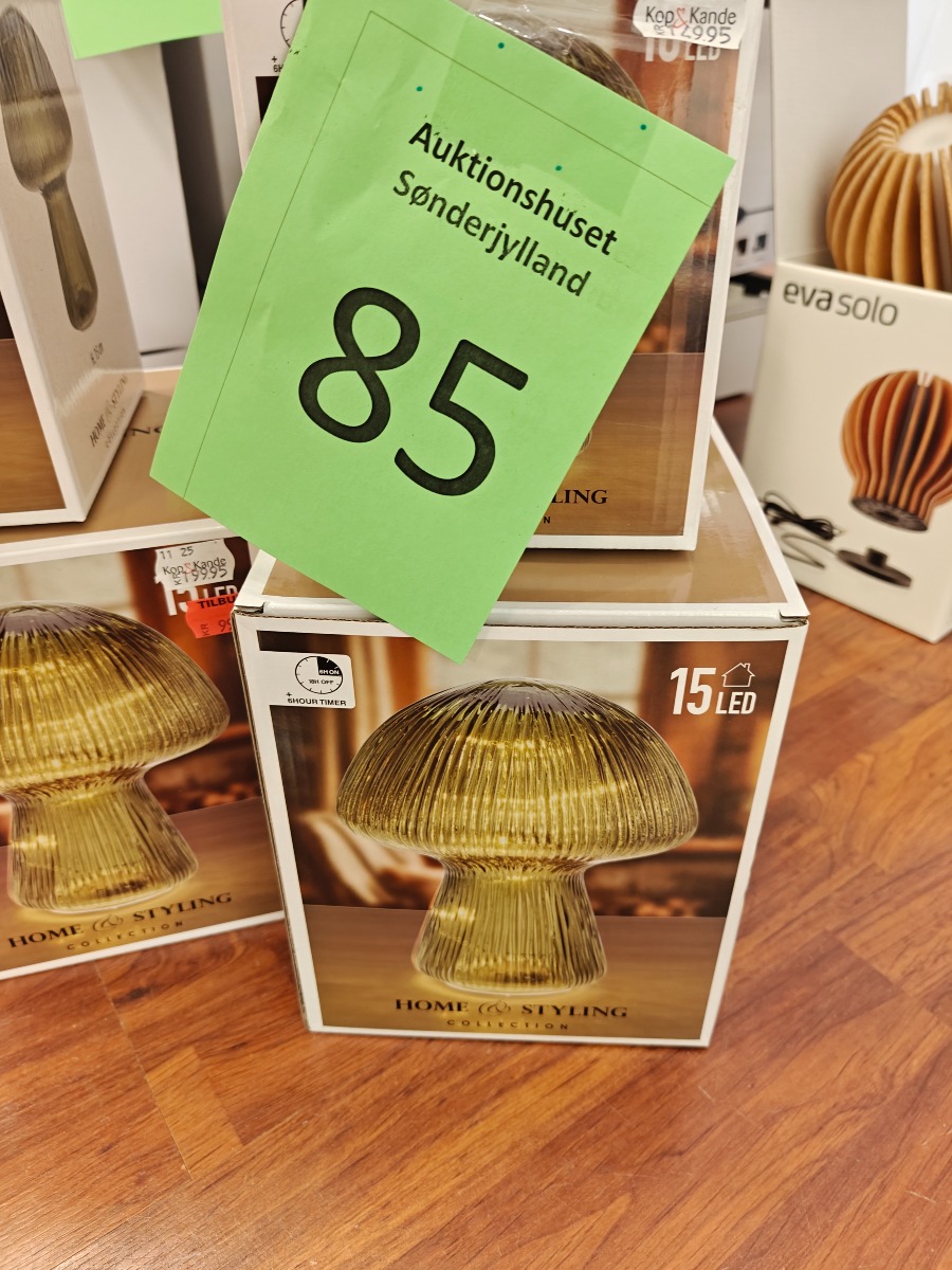 2 stk. Home Styling Collection svampelampe