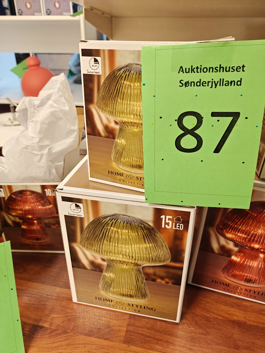 2 stk. Home Styling Collection svampelampe