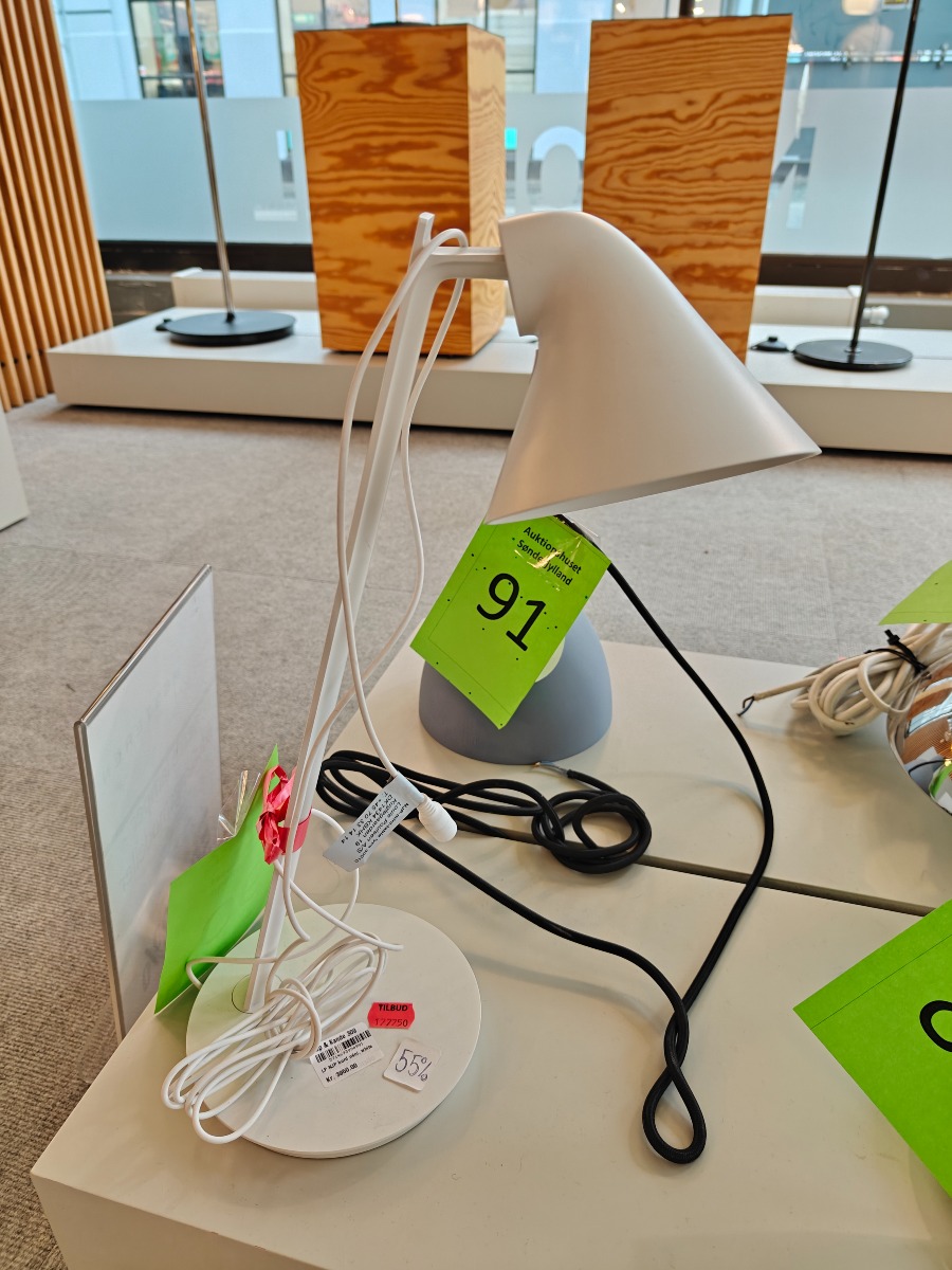 Louis Poulsen NJP bordlampe mini, i hvid