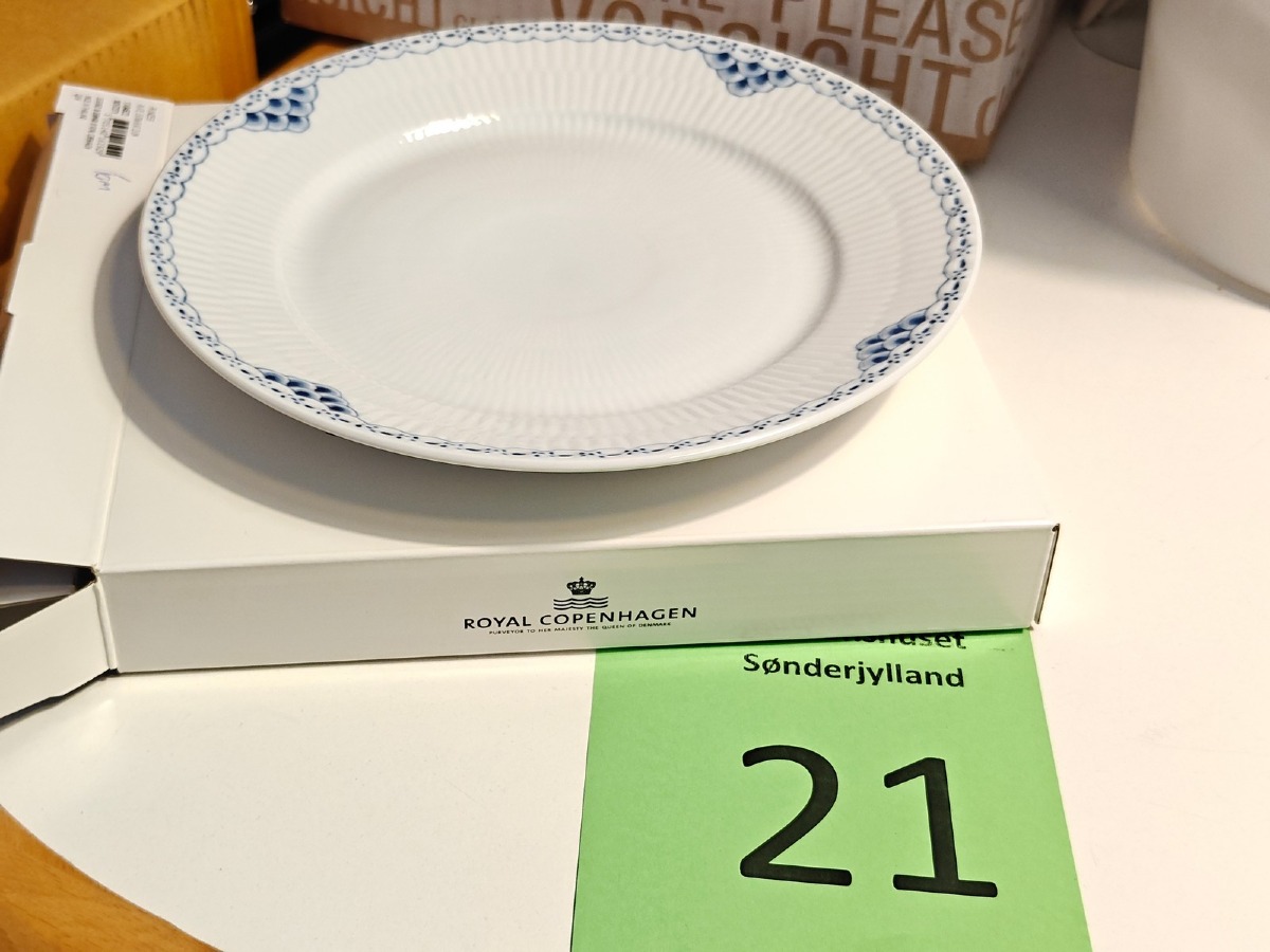 Royal Copenhagen, Prinsesse tallerken 22 cm