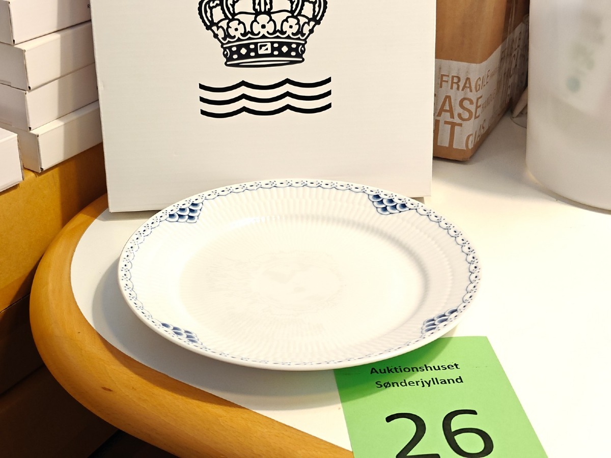 Royal Copenhagen, Prinsesse tallerken 25 cm