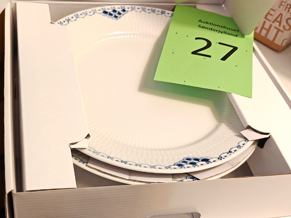 Royal Copenhagen, Prinsesse tallerkener 27 cm, 2 stk