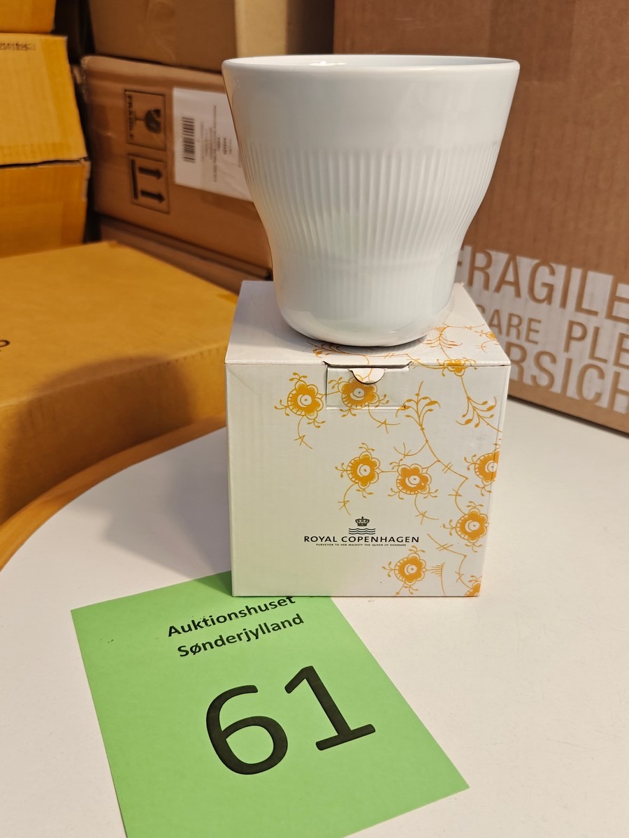 Royal Copenhagen, hvid Elements termokop, 30 cl