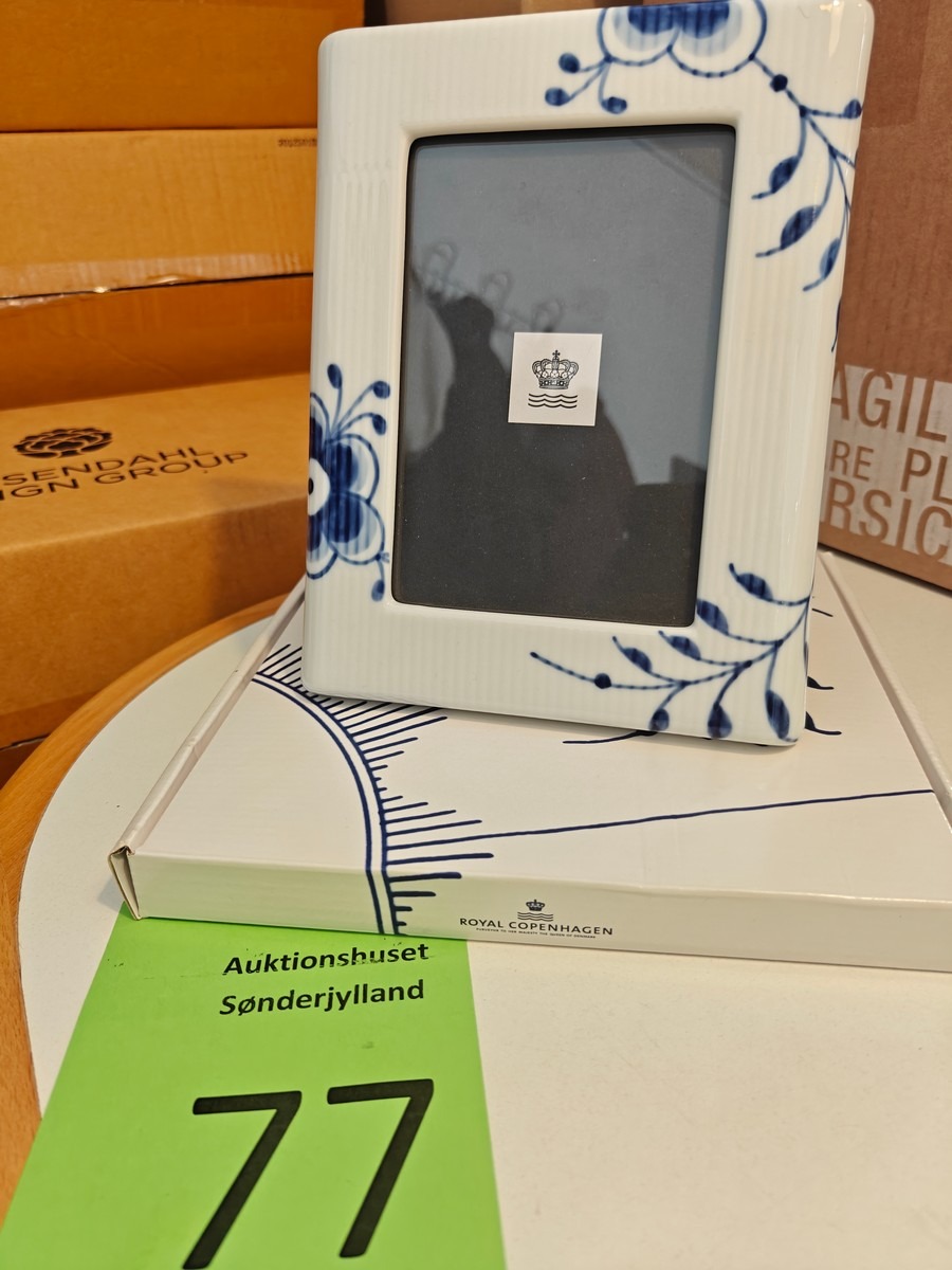 Royal Copenhagen, Blå Mega billedramme 21 cm