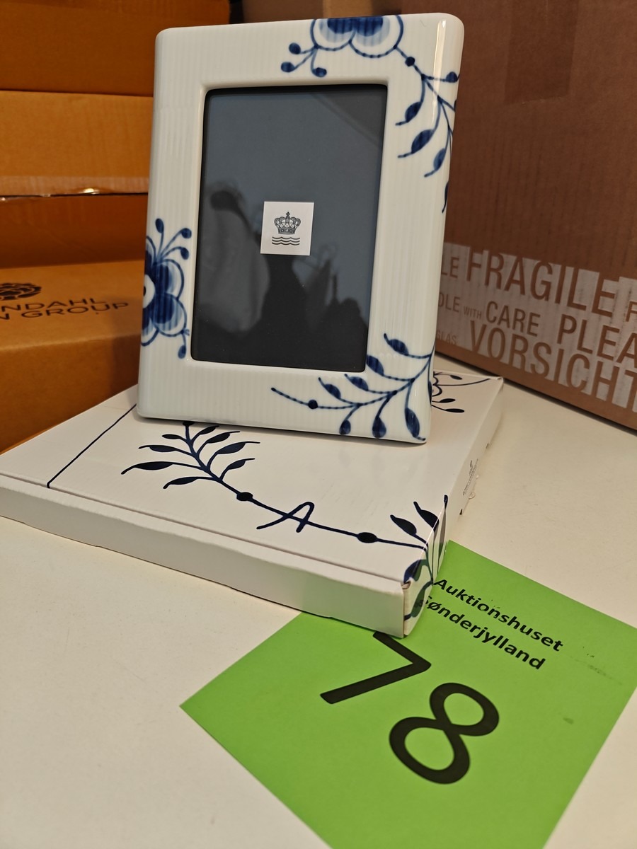 Royal Copenhagen, Blå Mega billedramme 21 cm