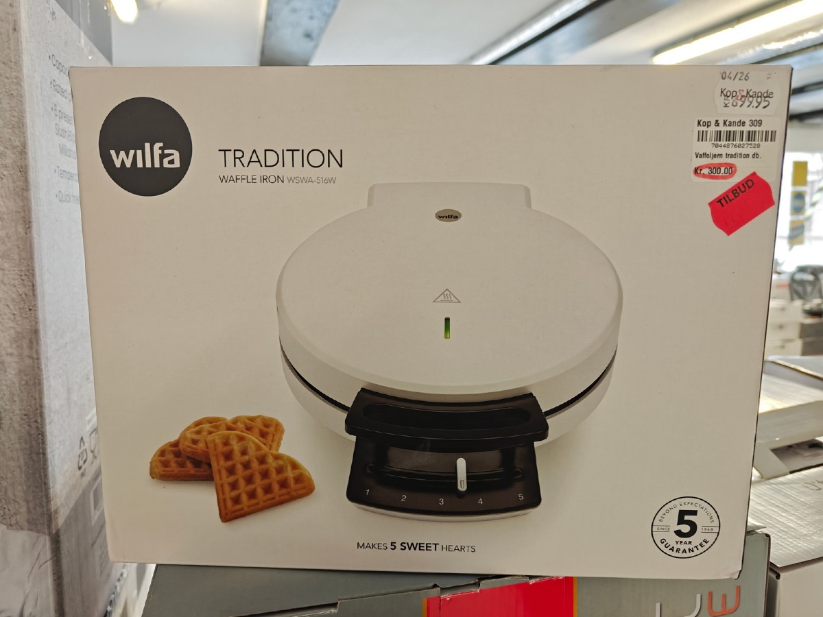 Wilfa Tradition vaffeljern