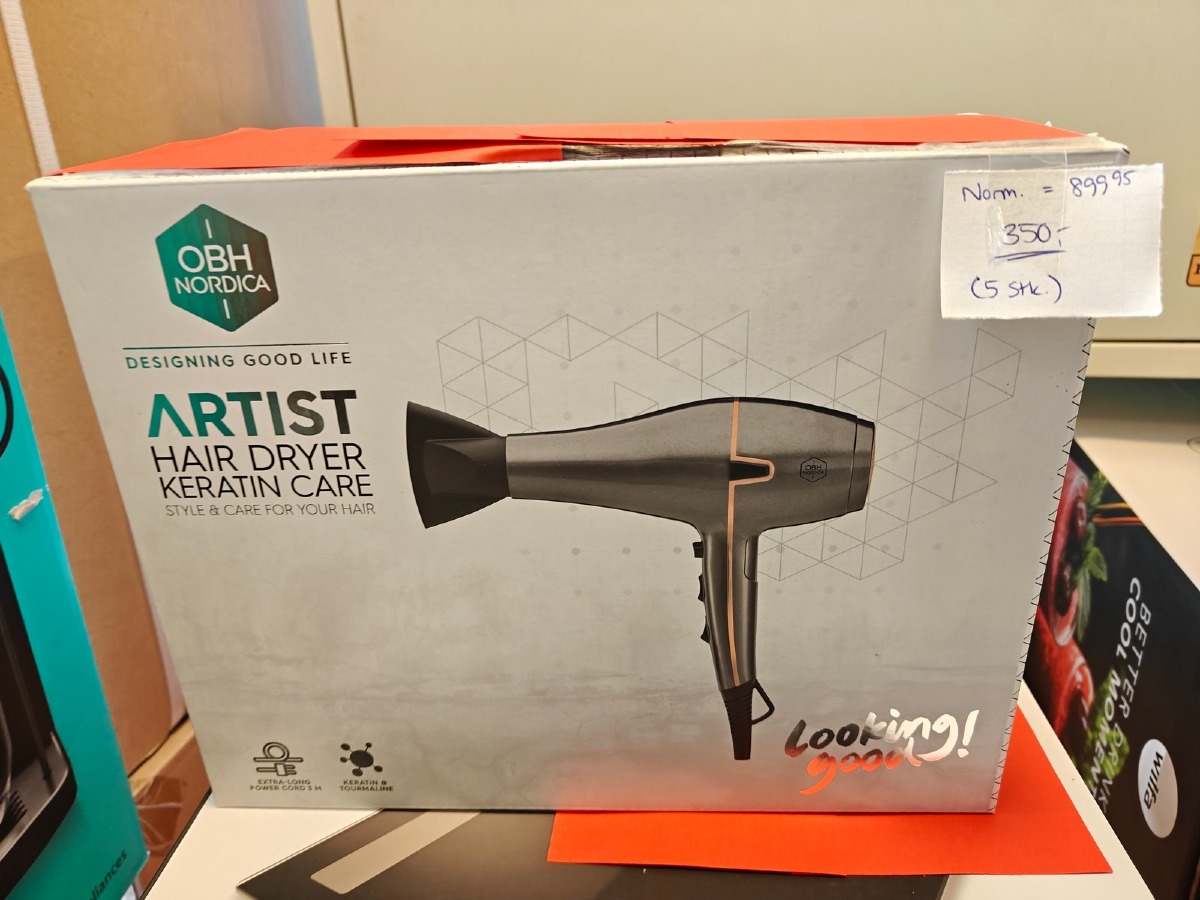 OBH Nordica Artist hårtørrer