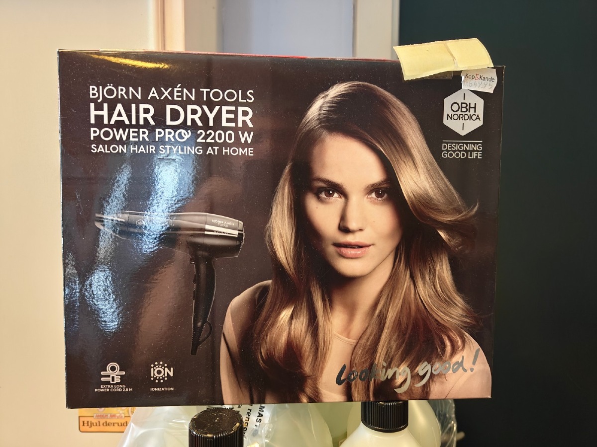 Björn Axén hårtørrer