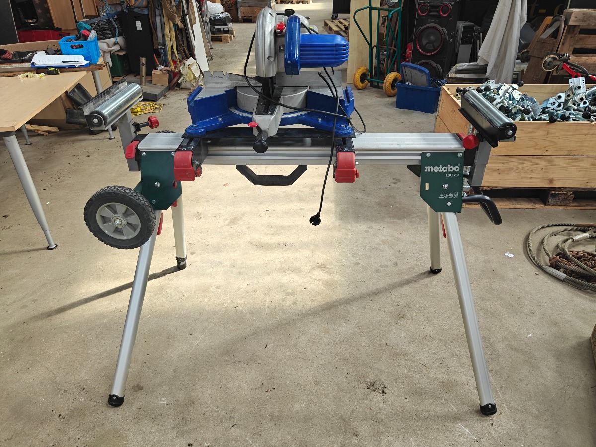 Metabo kap / geringssav med tilhørende understel