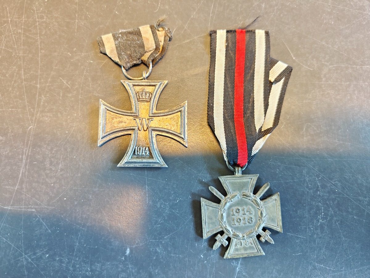 2 tyske medaljer 1. verdenskrig