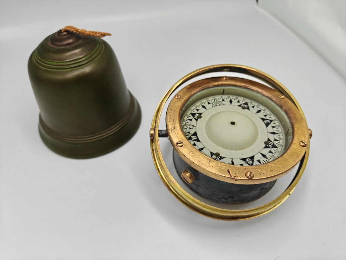 Kompas og klokke