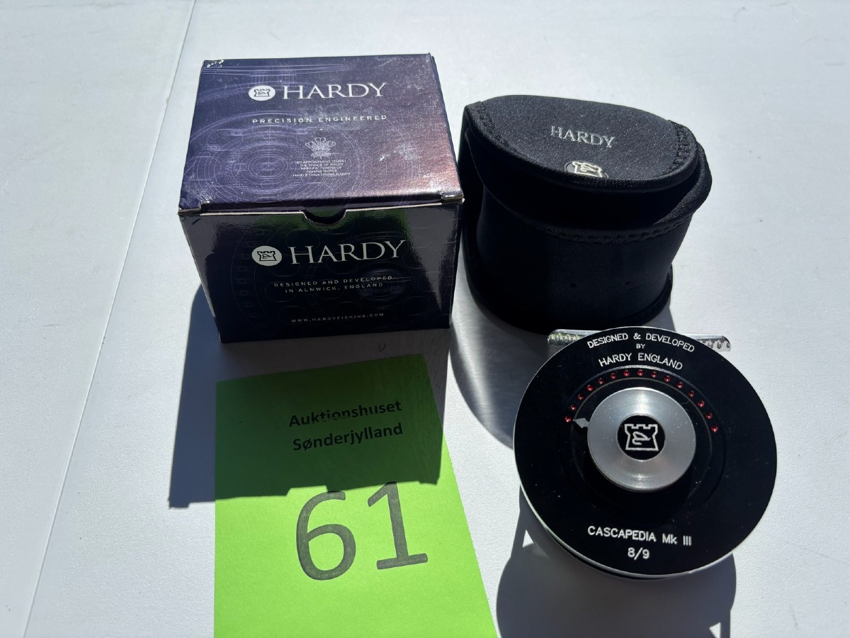 Fluehjul fra Hardy, model Cascapedia Mk III i størrelse 8/9