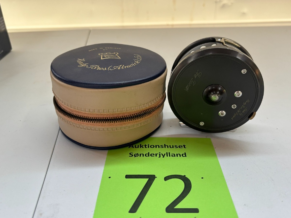 Hardy “The Zenith” fluehjul, fremstillet i England, med original Hardy etui