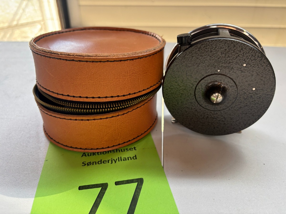 Hardy fluehjul, England, inkl. læderetui
