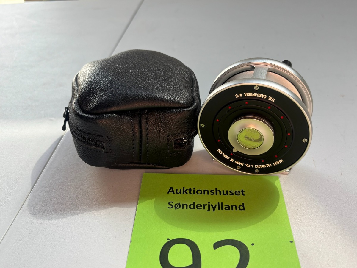 Hardy Cascapedia 4/5 fluehjul inkl. etui.