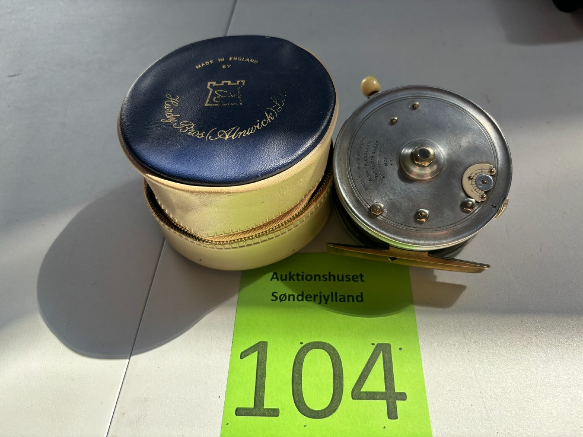 Hardy “The Super Silex” fluehjul str. 3 3/4” inkl. original etui.