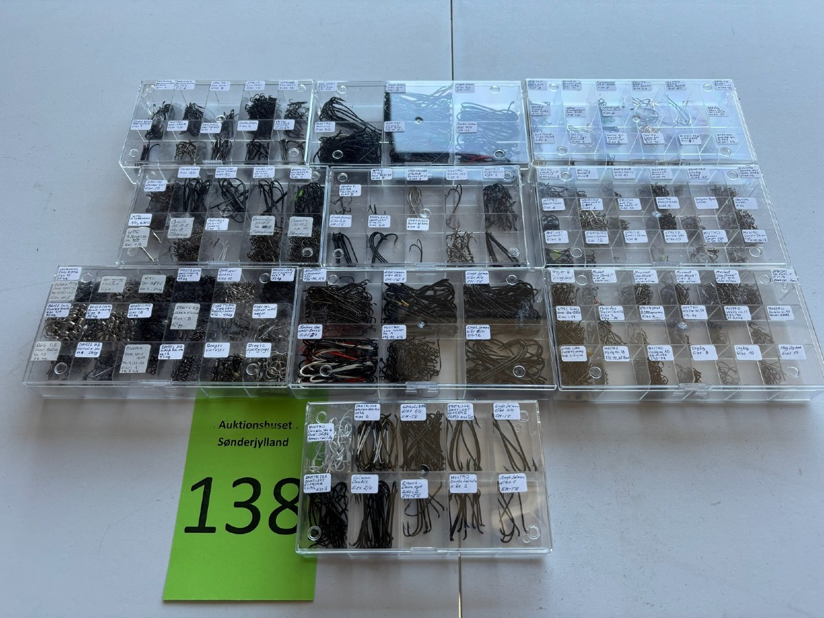 Stort parti kroge, mange stk.