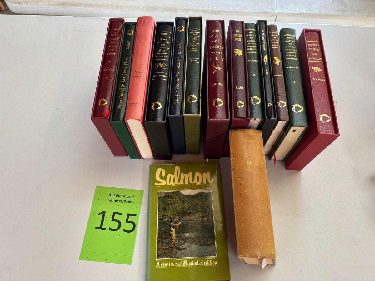 Diverse fiskebøger, mange stk.