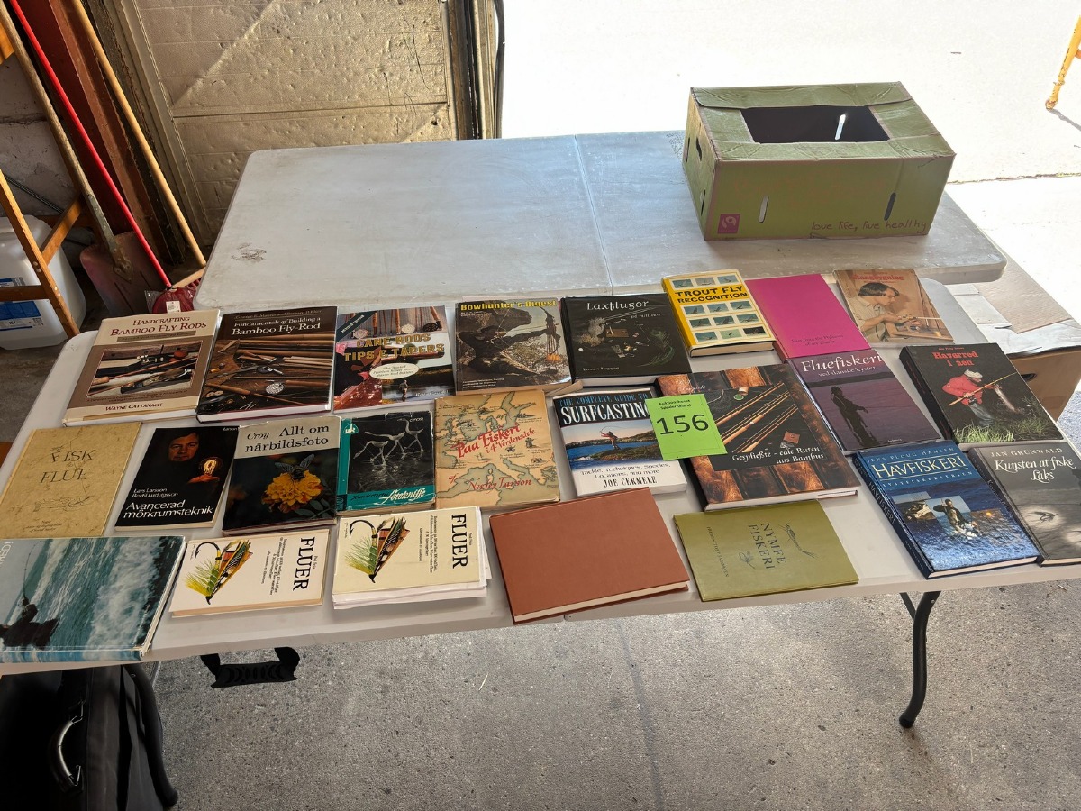 Diverse fiskebøger, mange stk.