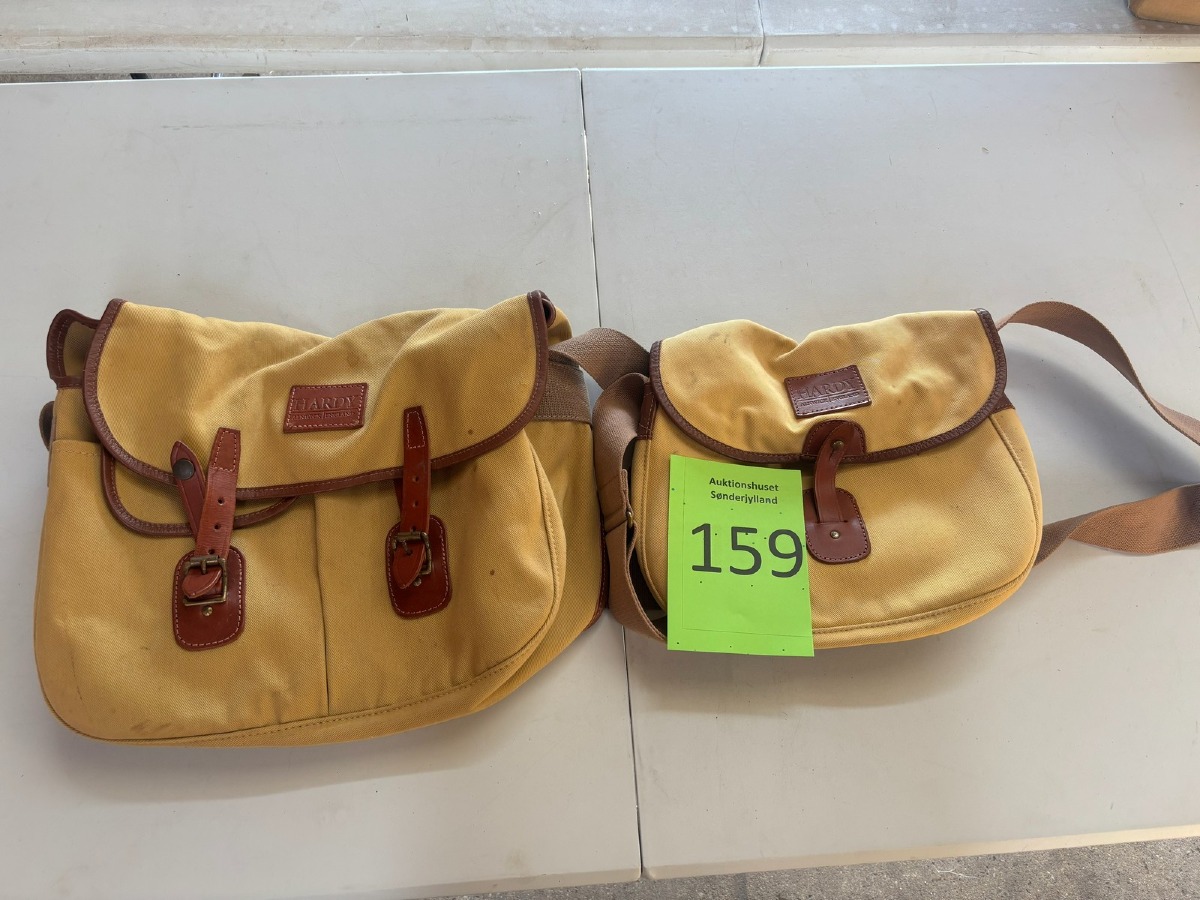 2 stk. Hardy fisketasker 