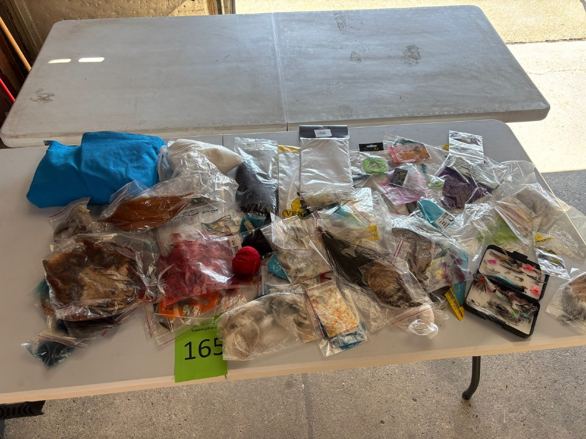 Stort parti fiskeudstyr dele, mm. mange stk