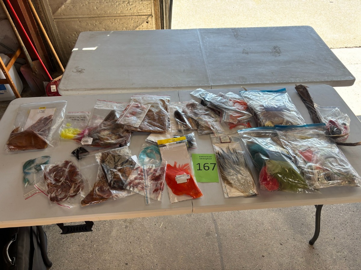 Stort parti fiskeudstyr dele, mm. mange stk