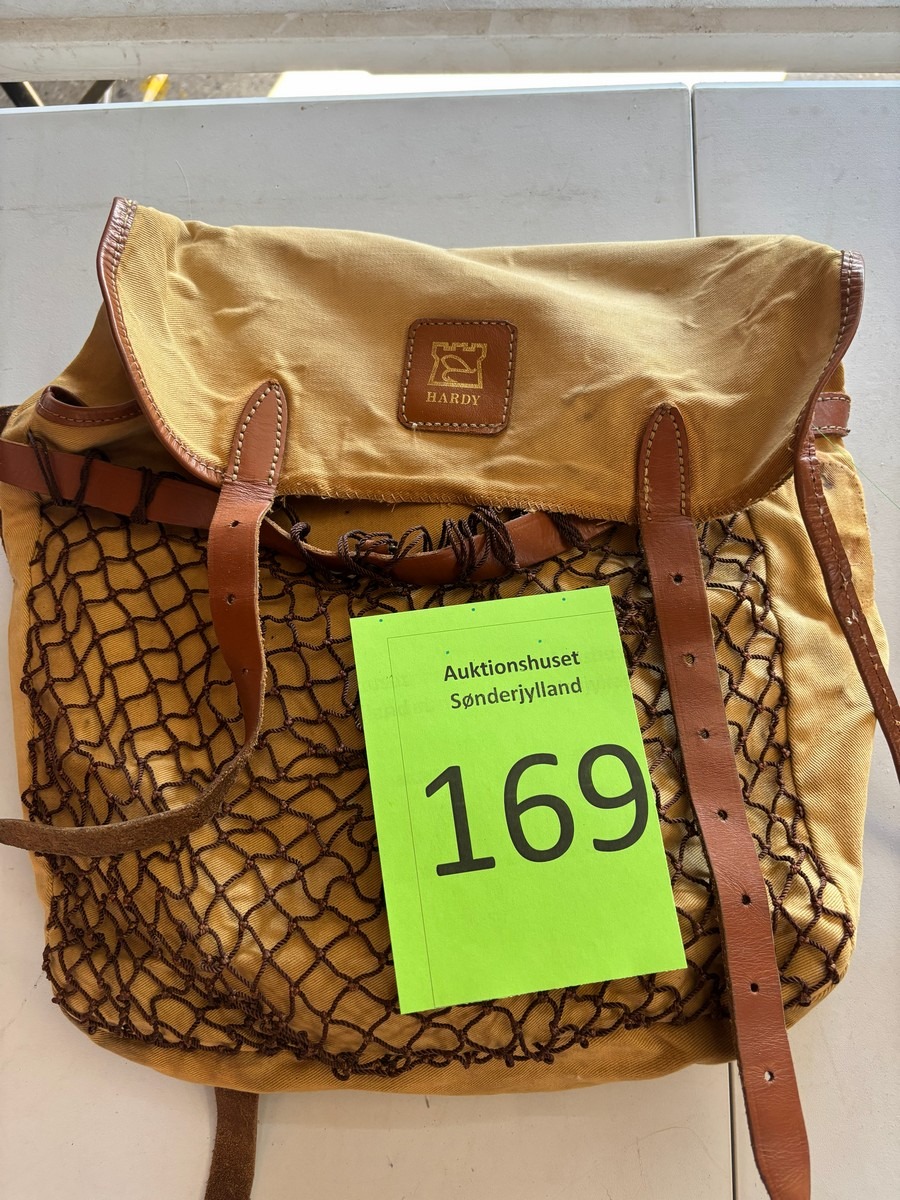 Vintage Hardy HBX classic bag med net