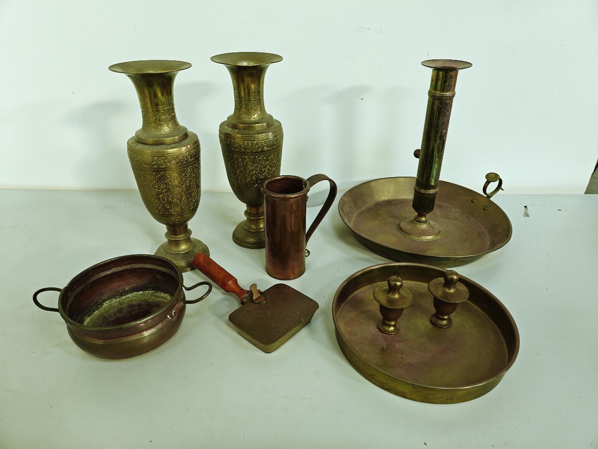 Dele kobber og messing (9)