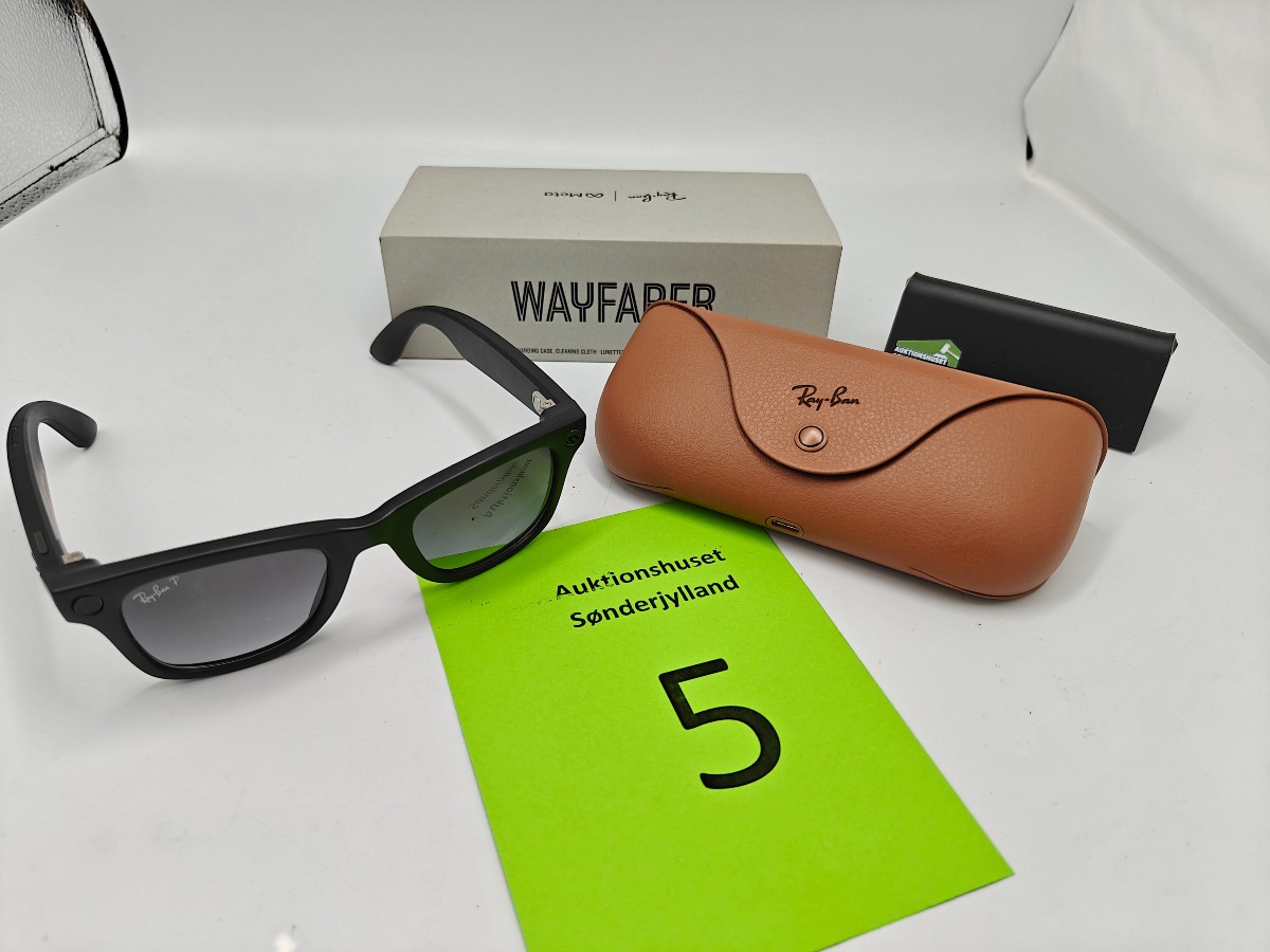 Ray Ban Meta Collection - Wayfarer Shinny Black (Gen1)