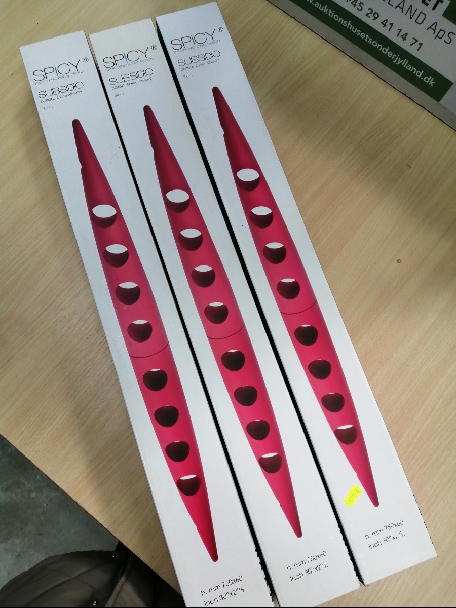  3 stk. Vinreol/ophæng (hvid)