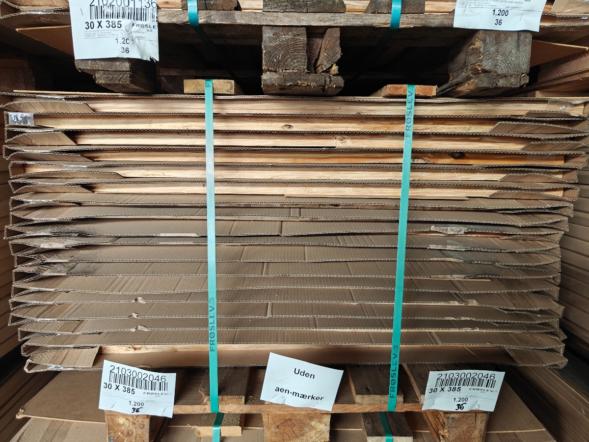 Douglas planker 1 pl. 1,2 meter