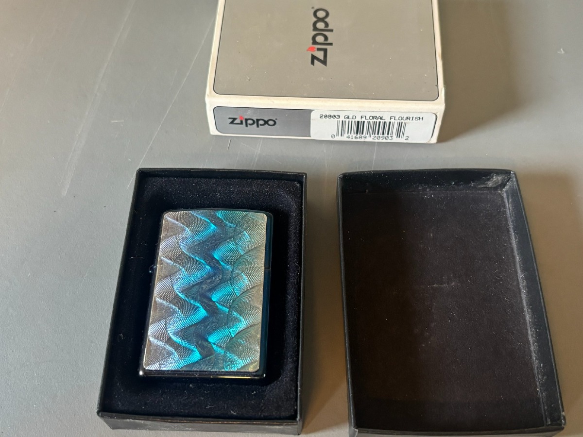 Zippo Gld Floral Flourish