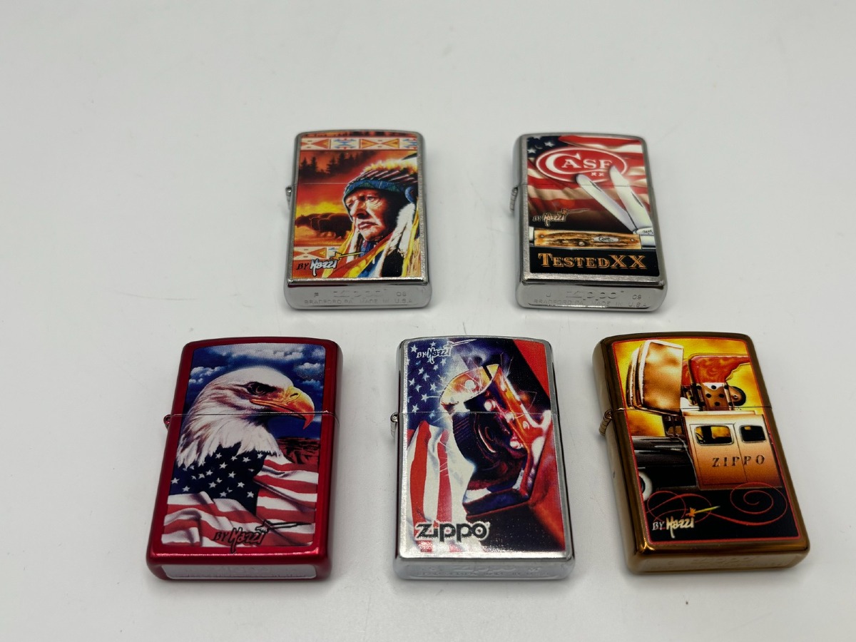 Zippo lightere med Claudio Mazzi designs (5)