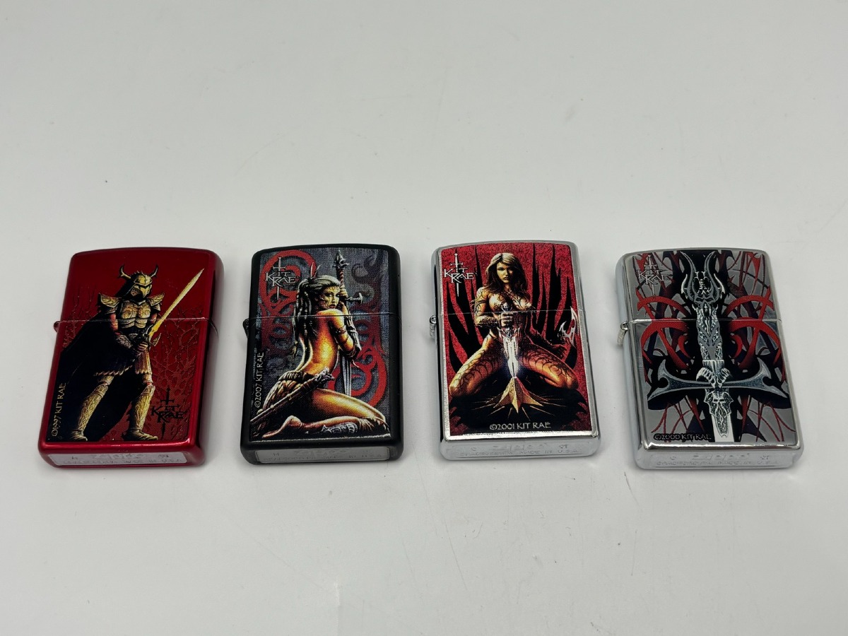 Zippo med Kit Rae motiver (4)