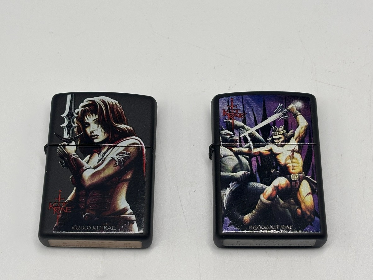Zippo med Kit Rae motiver (2)
